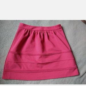 J.Crew red mini skirt size 0